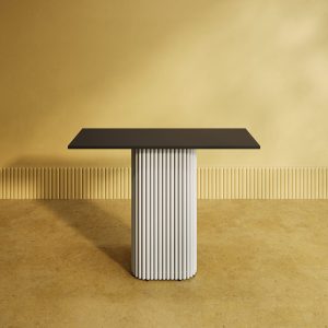 Консоль TRUBIS 100 х 35 см, черный/белый