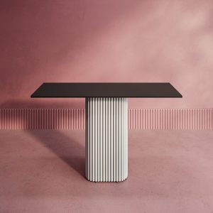 Консоль TRUBIS 120 х 40 см, черный/белый