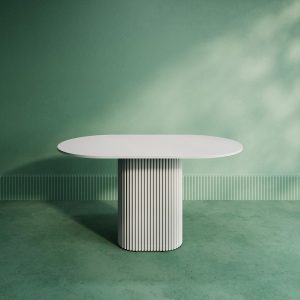 Обеденный стол TRUBIS Wood Oval 140 х 80 см, белый