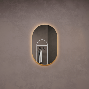 Зеркало с теплой подсветкой, NOLVIS NF LED S, 80 x 50 см