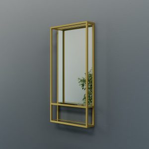 Зеркало в золотой раме AKVUM, 105 х 53 см