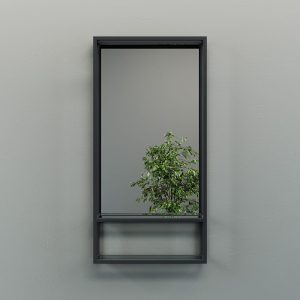 Зеркало в черной раме AKVUM, 105 х 53 см