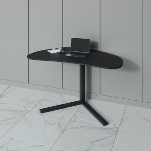 Рабочий стол PINGUM Wood черный, 128 х 71.5 см