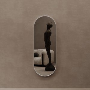 Зеркало в белой раме NOLVIS M, 136 х 51 см