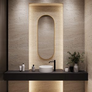 Зеркало в золотой раме NOLVIS M, 136 х 51 см