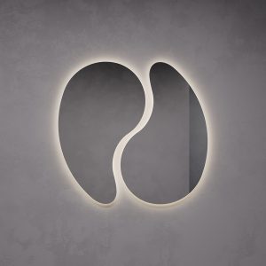 Зеркало EMBREUS NF LED с нейтральной подсветкой, 91.6 х 55 см