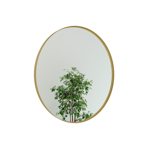 Зеркало в золотой раме RAUNTEL L, 101 х 101 см