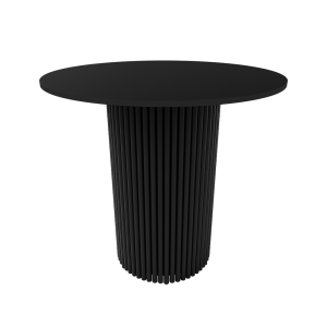 Обеденный стол TRUBIS Wood L D80 см, черный