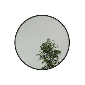 Зеркало в черной раме RAUNTEL L, 101 х 101 см