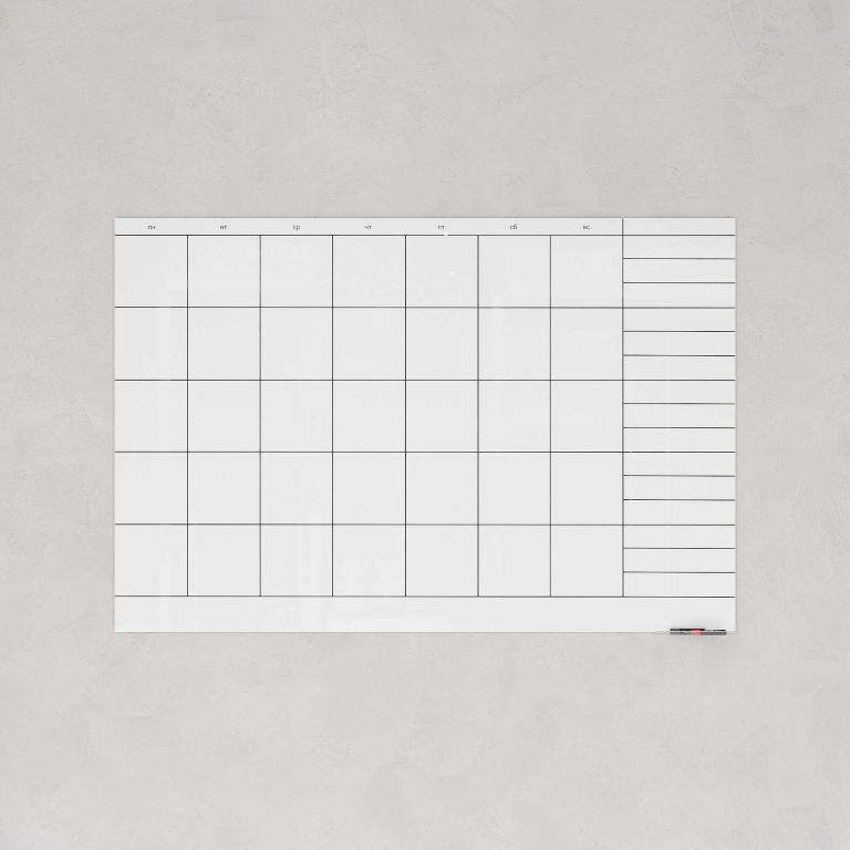 Стеклянный планер 100 x 150 см