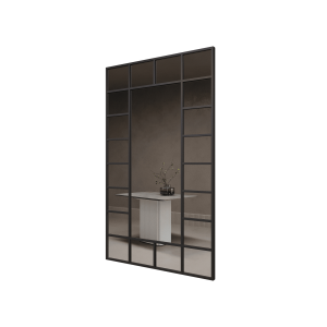 Зеркало-окно в черной раме WINDIX XL, 200 х 120 см