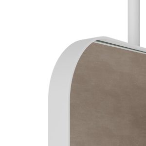 Зеркало в белой раме VERUF