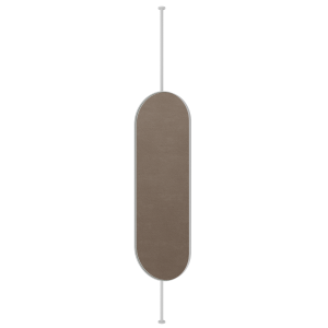 Зеркало в белой раме VERUF L