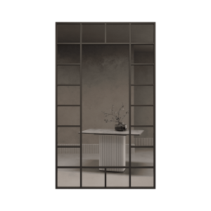 Зеркало-окно в черной раме WINDIX XL, 200 х 120 см