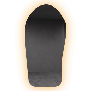 Зеркало VENTOSSO NF LED с теплой подсветкой, 200 х 100 см