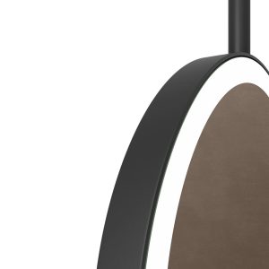 Зеркало в черной раме VERUF M LED