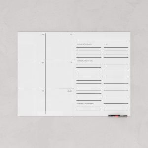 Стеклянный планер 60 x 90 см