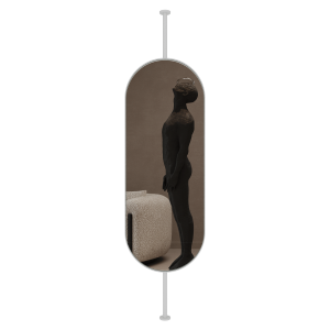 Зеркало в белой раме VERUF M