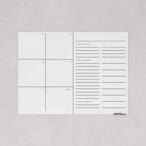 Стеклянный планер 90 x 120 см