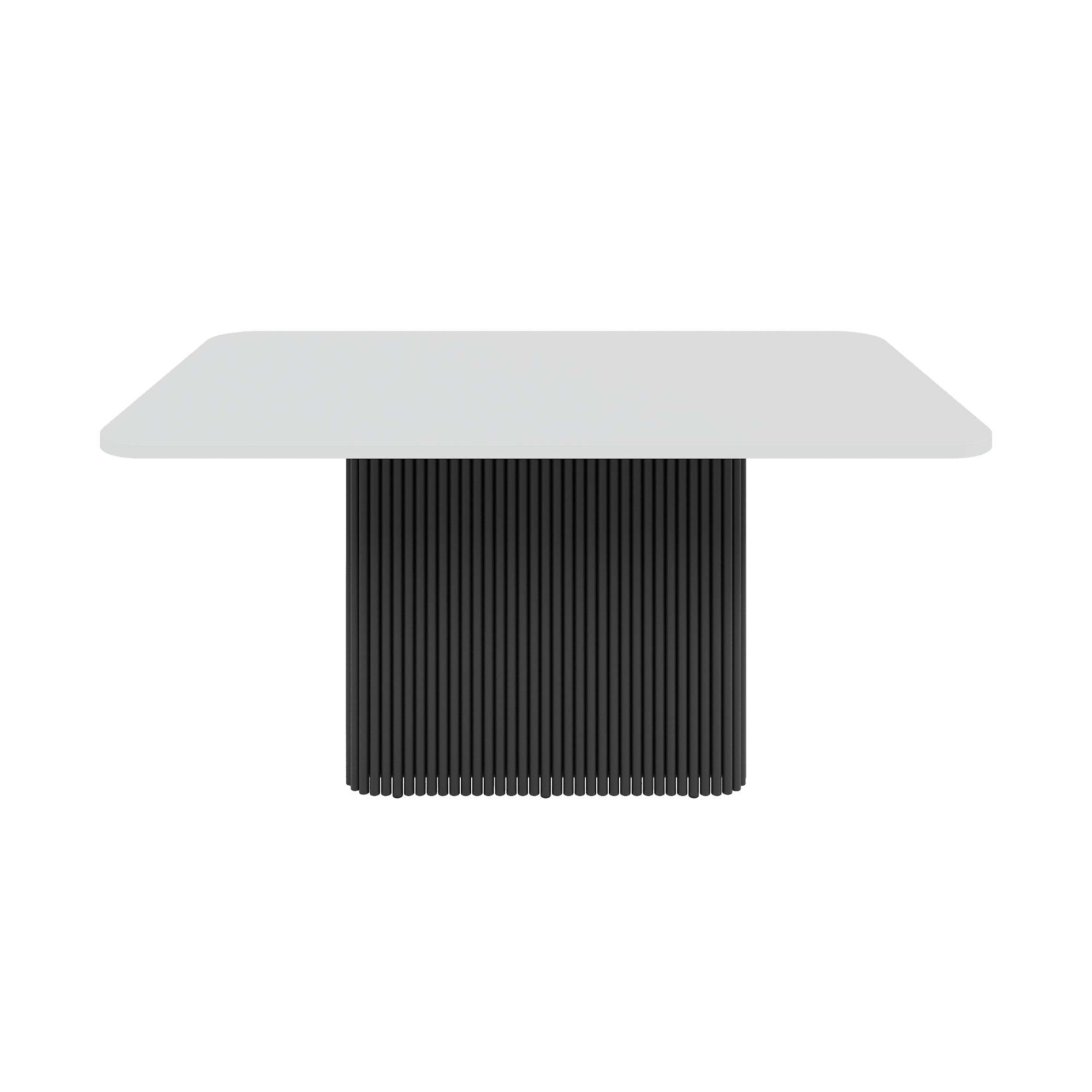 Обеденный стол TRUBIS Wood Rectangle 160 х 80 см, белый/черный