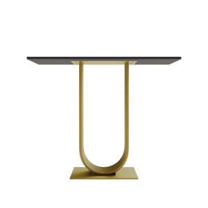 Консоль ARFEO 100 х 35 см, черный/золотой