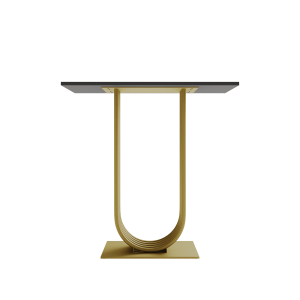 Консоль ARFEO 80 х 35 см, черный/золотой