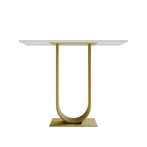 Консоль ARFEO 100 х 35 см, белый/золотой