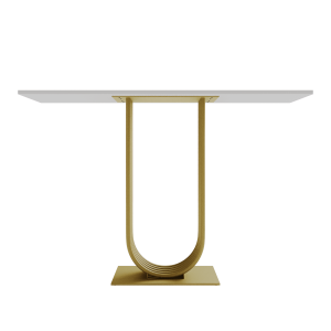 Консоль ARFEO 120 х 40 см, белый/золотой