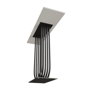 Консоль ARFEO 100 х 35 см, белый/черный