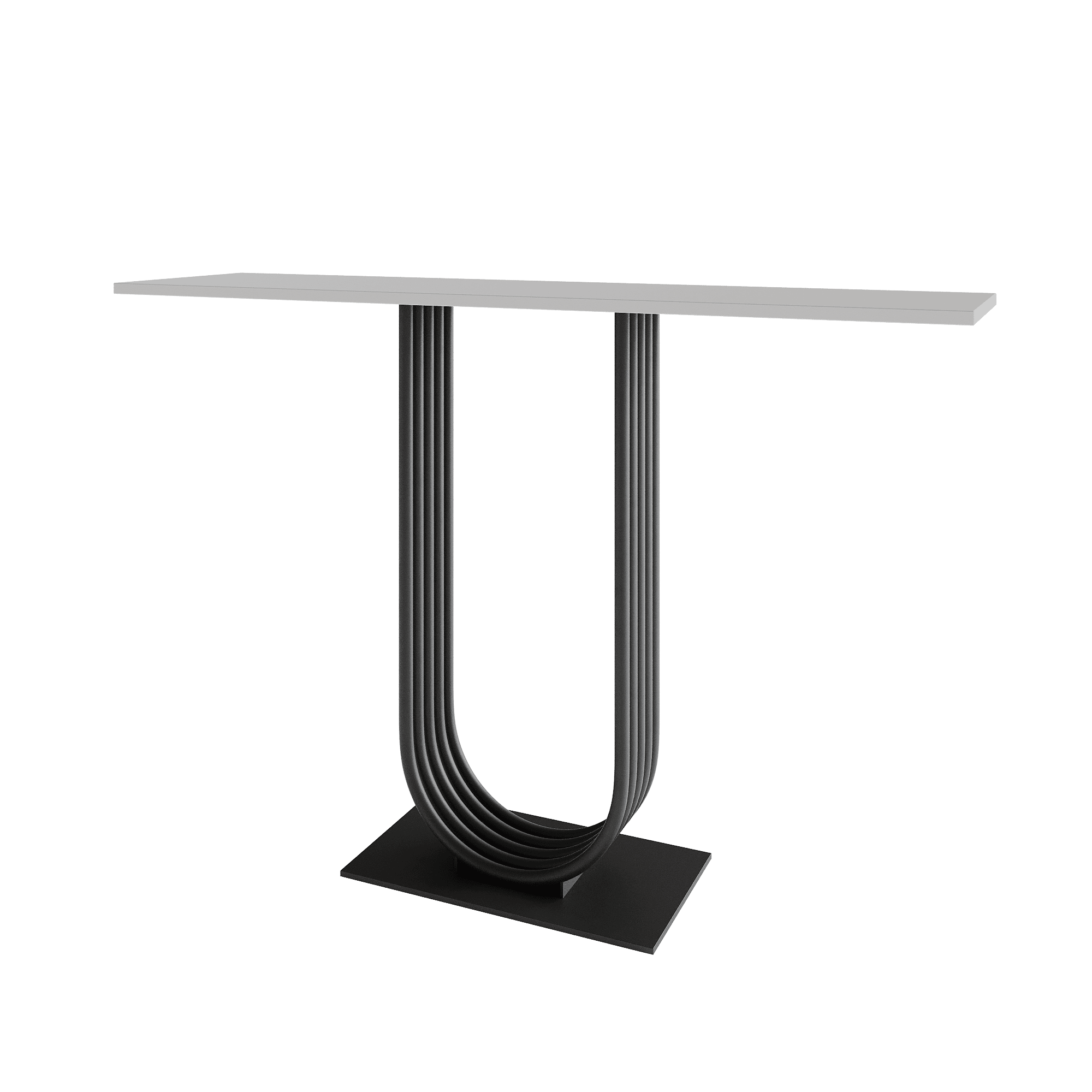 Консоль ARFEO 120 х 40 см, белый/черный