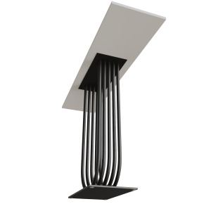 Консоль ARFEO 120 х 40 см, белый/черный