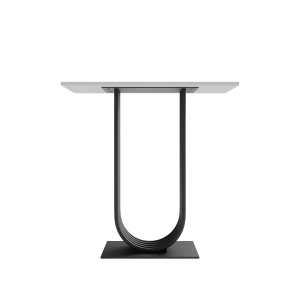 Консоль ARFEO 80 х 35 см, белый/черный