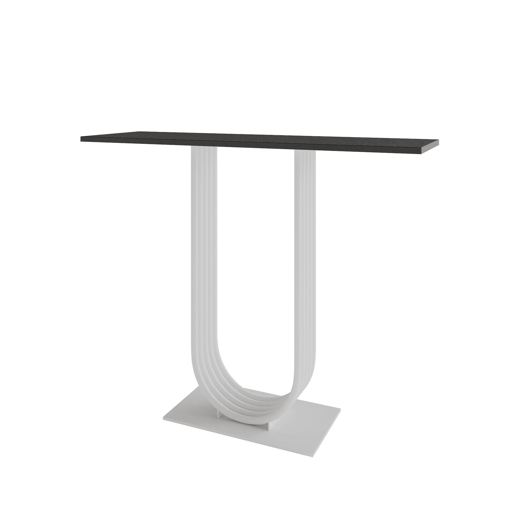 Консоль ARFEO 100 х 35 см, черный/белый