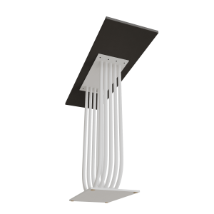 Консоль ARFEO 100 х 35 см, черный/белый