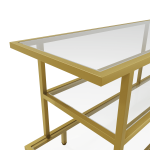 Тумба золотая BOSCUR, 184.5 х 39.5 см