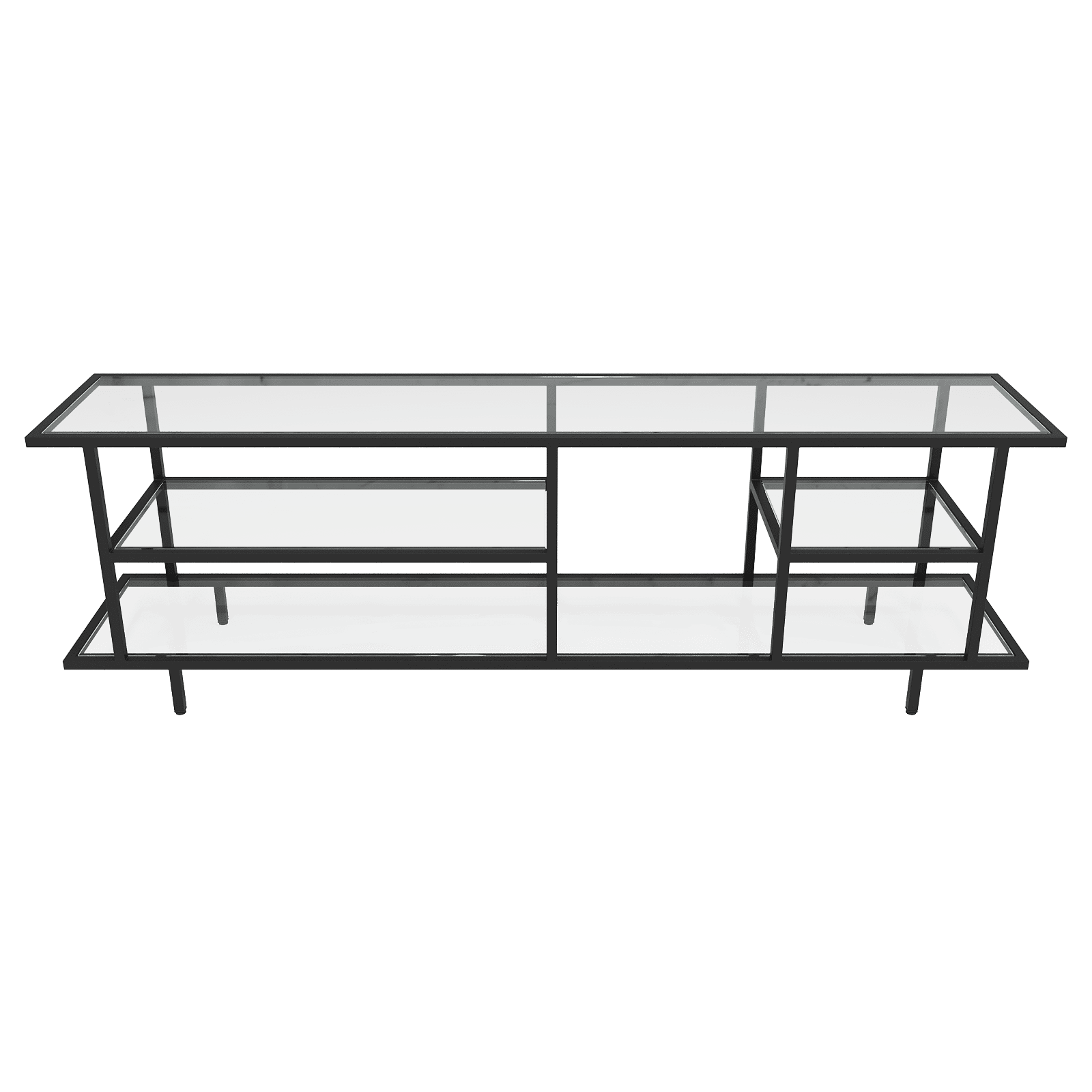 Тумба черная BOSCUR, 184.5 х 39.5 см