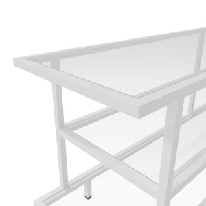 Тумба белая BOSCUR, 184.5 х 39.5 см