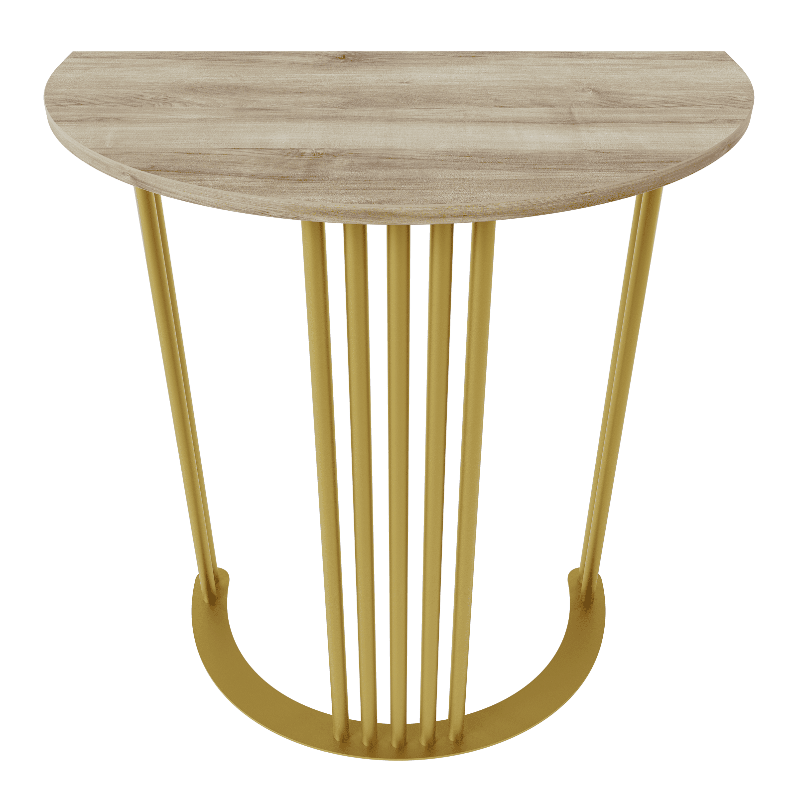 Консоль VIOLUR 70 х 40 см, орех/золотой