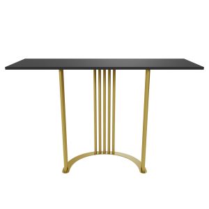 Консоль VIOLUR 120 х 40 см, черный/золотой