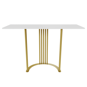Консоль VIOLUR 120 х 40 см, белый/золотой