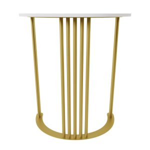 Консоль VIOLUR 70 х 40 см, белый/золотой