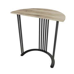 Консоль VIOLUR 70 х 40 см, орех/черный