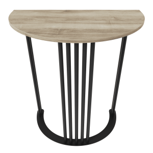 Консоль VIOLUR 70 х 40 см, орех/черный