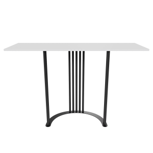 Консоль VIOLUR 120 х 40 см, белый/черный