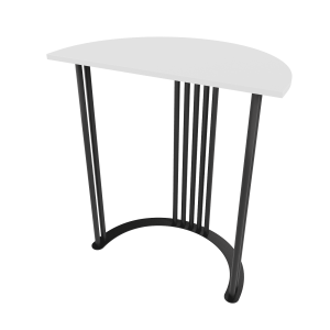 Консоль VIOLUR 70 х 40 см, белый/черный