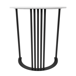 Консоль VIOLUR 70 х 40 см, белый/черный