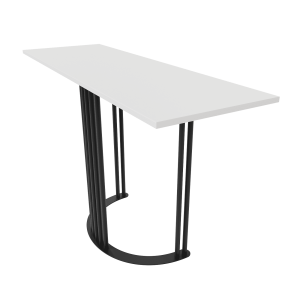 Консоль VIOLUR 120 х 40 см, белый/черный