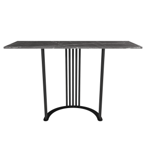 Консоль VIOLUR 120 х 40 см, темный мрамор/черный