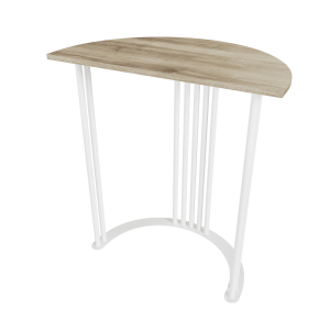 Консоль VIOLUR 70 х 40 см, орех/белый