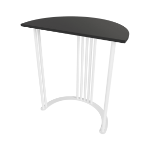 Консоль VIOLUR 70 х 40 см, черный/белый